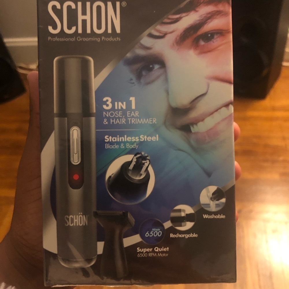 Stainless Steel 3-in-1 Grooming Kit - Black